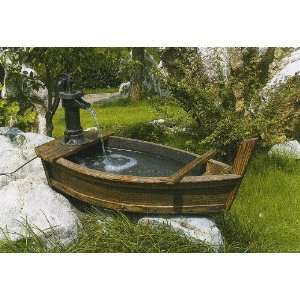 Wasserpumpe / Gartenbrunnen / Springbrunnen in Bootsform  