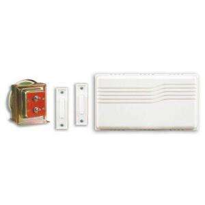 Heath Zenith Wired Door Chime Kit With 2 Lighted Push Buttons 103 A at 