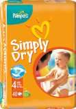 Pampers Simply Dry Windeln Gr.4 Maxi 7 18 kg Sparpaket, 40 Stück