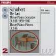 Duo   Schubert (Späte Klaviersonaten) von Alfred Brendel