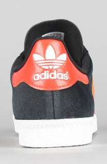 adidas The Gazelle 2 Suede Sneaker in Black and Sharp Orange 