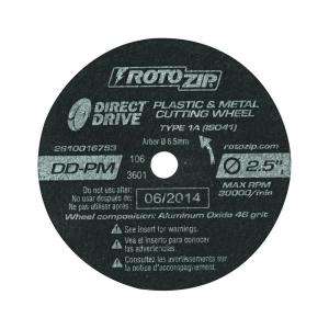 Rotozip 2.5 in. Direct Drive Plastic and Metal Wheel (5 Pack) DD PM5 