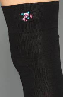 Betsey Johnson The Simply Basic OvertheKnee Sock in Black  Karmaloop 