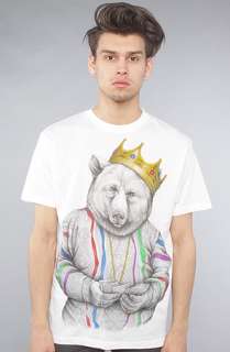 Rook The Biggie Bear Tee in White  Karmaloop   Global Concrete 