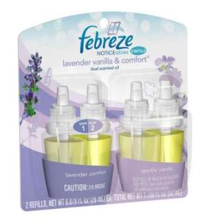 Febreze Noticeables 1.758 fl. oz. Lavender Vanilla and Comfort Dual 
