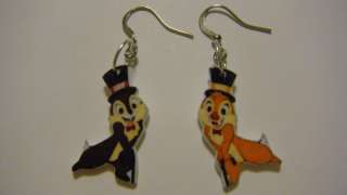 Disney Chip N Dale Earrings chipmunks jewelry ADORABLE  