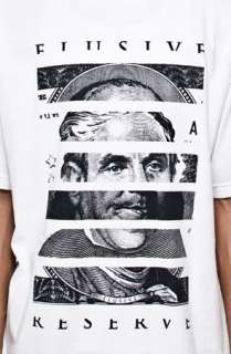 Elusive Reserve Tee in White  Karmaloop   Global Concrete Culture