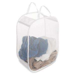 Whitmor White Nylon Mesh Pop and Fold Laundry Bag 6233 983 at The Home 