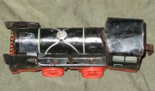 Vtg Keim Train Wind Up Engine Toy Tin Germany Clockwork  