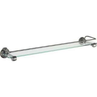 Delta Lockwood Wall Mount Glass Bath Shelf in Aged Pewter DISCONTINUED 