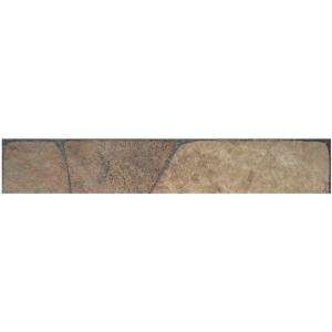   Rustico 3 in. x 17 3/8 in. Porcelain Bullnose Floor and Wall Trim Tile