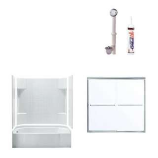 Sterling Plumbing Accord 60 In. X 30 In. X 74 1/4 In. Bathtub Kit With 