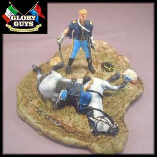 50mm Resin US Cavalry Officer And Downed Mount Kit NEW Plains Wars 