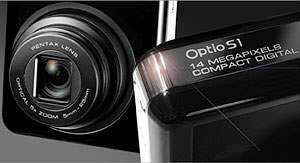 Pentax Optio S1 Luxury Kit Digitalkamera 2,7 Zoll grün  