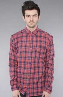 CHAMBERS The Oneway Buttondown Shirt in Off Red Plaid  Karmaloop 
