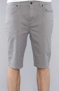 RVCA The Zed Shorts in Graphite  Karmaloop   Global Concrete 