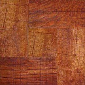 TrafficMaster Deluxe Red Wood 5.71mm x 12 in. x 12 in. Laminate 