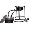 15 in. Portable Propane Outdoor Cooker with Cast Iron Dutch Oven with 