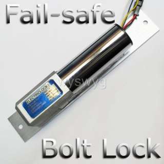 Electric Drop Bolt Door Lock Fail Safe Low Temperature  