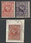 Lithuania stamps 1919 MI 27 29 CANC VF