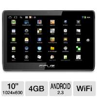 Velocity Micro Cruz T410 Internet Tablet   Android 2.3, ARM Cortex A8 