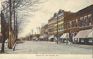 Alabama, AL, New Decatur, 2nd Street 1909 Postcard  