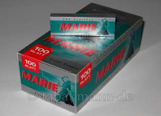 GIZEH MARIE   Zigarettenpapier kurz   25x100 Display  