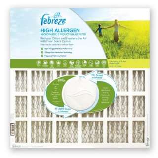   in. High Allergen Microparticle/Odor Reduction Air Filter 4 Pack