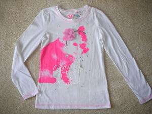 NWT GIRLS JUSTICE NEON PINK DOG T SHIRT 12 14 16 18 20  