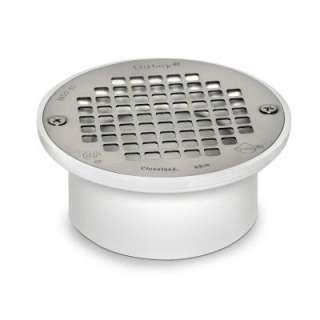 Oatey4 in. PVC Snap In General Purpose Floor Drain with 5 in. Strainer 