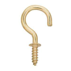 Crown Bolt Brass Plated 3/4 in. Cup Hook (100 Pieces) 15692 at The 
