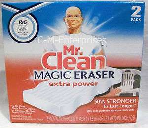 Mr Clean Magic Eraser Extra Power 2 pack 037000042495  