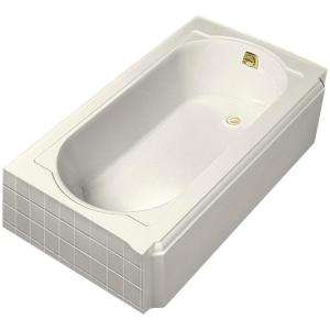 KOHLER Memoirs 5 Ft. Bath With Right Hand Drain in White K 722 0 at 