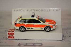 Busch, Audi A4 Avant, BRK KV Schweinfurt,H0, OVP, 49276  