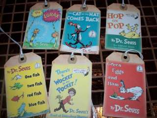 Dr. Seuss Book Hang / Gift Tags (130)  