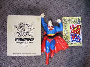   ACTION FIGURE WINDOWPOP SUPERMAN JUMPS OUT THE WINDOW NEW IN BOX 1989