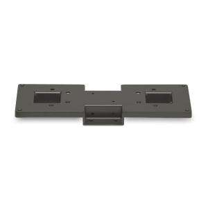 Architectural Mailboxes Black Aluminum Universal Adapter Plate 5530B 