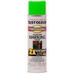 Rust Oleum 15 oz. 2X Fluorescent Green Marking Spray Paint