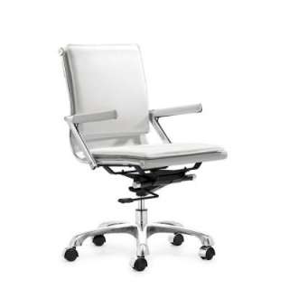 ZUO Lider Plus Office Chair White 215214  