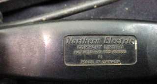 Lovely Art Deco Black Bakelite Northern Electric Telephone Desk Phone 