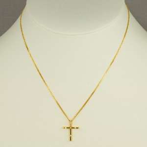   yellow gold Classica Parisienne Diamond cross Pendant & chain  
