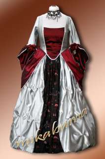Medieval Baroque Rococo Marie Antoine Vamp Style Dress  