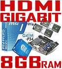   Core 3.0GHz CPU + 2GB DDR3 RAM + MSI HDMI Motherboard COMBO NEW  