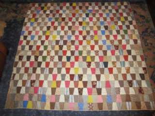 Vintage Early 1890 1900s MINT CONDITION Old QUILT Prisitine condtion 