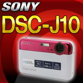 SONY DSC J10 (White) 16.1MP 4x Zoom Digital Camera DSCJ10  