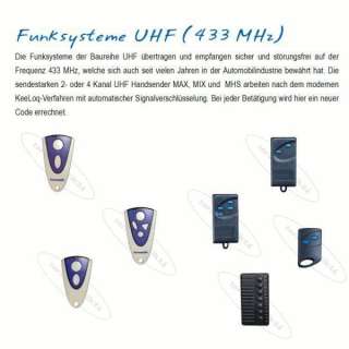 tormatic / Novoferm / Siebau Handsender MHS 43 2 UHF Funk in 