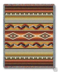 Apache Indian Southwest Pattern Blanket Afghan Throw  