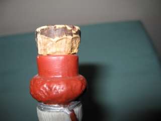   & Vater Bisque Porcelain Figural Whisk Broom Bottle Flask  