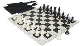 Value Club Tournament Chess Set Kit   Black  