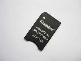 kingston Micro SD TF card to Memory Stick MS Pro Duo adapter  